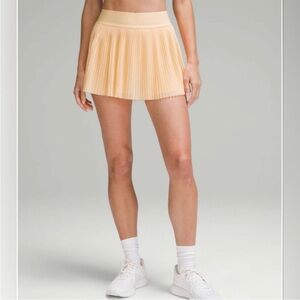 LULU LEMON mesh pleats MR mini tennis skirt